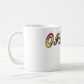 逆「オフィシャル女性シンボルアートプリント」 コーヒーマグカップ (左)