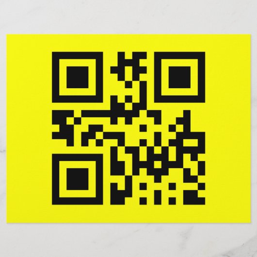 逆☻ハッピー顔-- QRコード チラシ (正面)