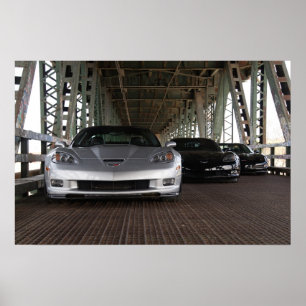 透かしなしのポスター- ZR1および2 Z06コルベット ポスター
