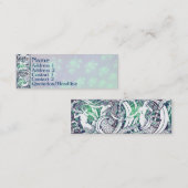 透かしのプロフィールカード スキニー名刺 (正面/裏面)