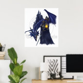 透かし付き魔導師 ポスター (ホームオフィス)