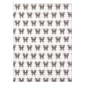 透かし模様の蝶 テーブルクロス (正面)