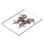 透かし模様の蝶 ノートブック (左側)