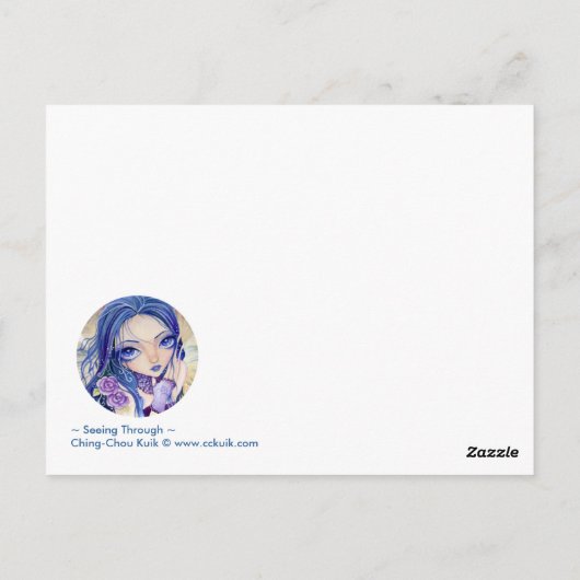 透けて見る – はがき (裏面)