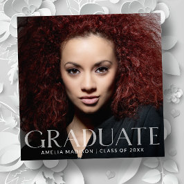 透モダンエレガント明文字グラッド写真 案内状