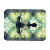 透光性瑪瑙のヨガアサナ マグネット (横)