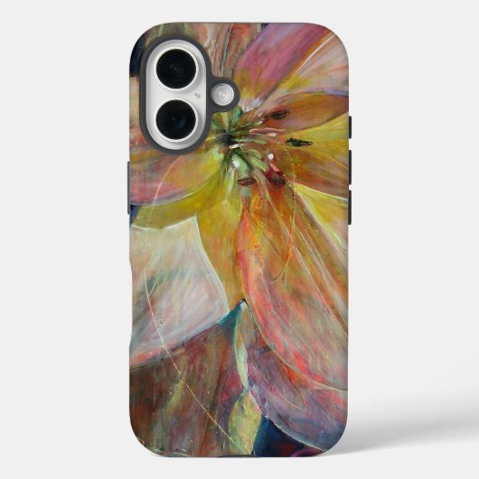 "透光性" 花の絵画 Case-Mate iPhoneケース (裏面)