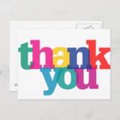 透明お礼はがき ポストカード (正面/裏面)