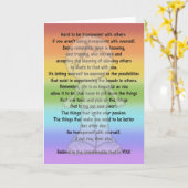 透明である カード (黄色い花)