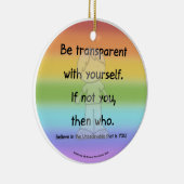 透明である セラミックオーナメント (右)