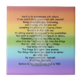 透明である タイル (正面)