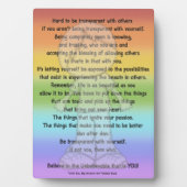 透明である フォトプラーク (正面)