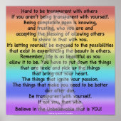 透明である ポスター (正面)