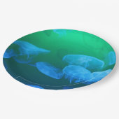 透明なくらげ ペーパープレート (アングル)