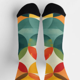 透明なカラフルの背景 ソックス