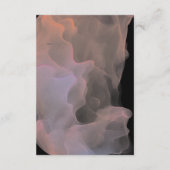 透明なシルクの優雅なモダンな受付カード エンクロージャーカード (裏面)