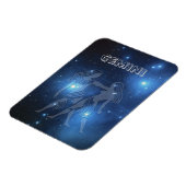 透明なジェミニ マグネット (左側)