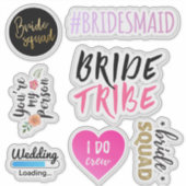 透明なバチェロレッテ車窓 シール (正面)