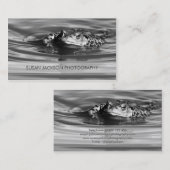 透明なバンド-カメラマンの名刺 名刺 (正面/裏面)