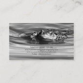 透明なバンド-カメラマンの名刺 名刺 (裏面)