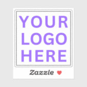 透明なビジネスロゴ | ブランドウォーターボトル シール (シート)