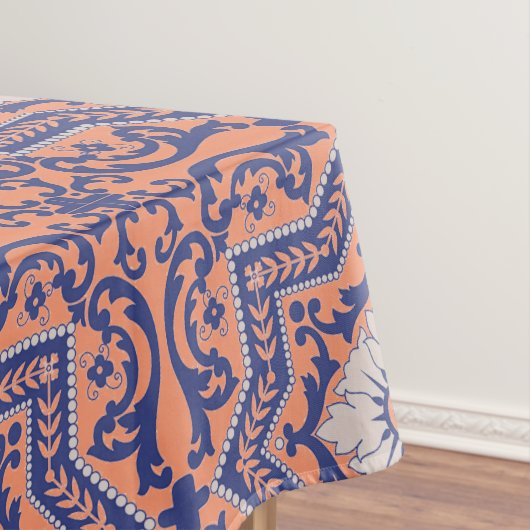 透明なモノグラムのAzulejoのスタイルのテーブルクロス テーブルクロス (インサイチュ)