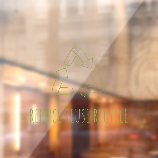 透明なリサイクル窓用シール ウィンドウサイン (シート2)