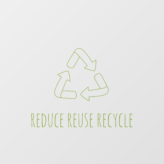 透明なリサイクル窓用シール ウィンドウサイン (シート)