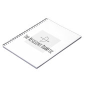 透明なロゴの弾力性のある糖尿病性の灰色 ノートブック (左側)