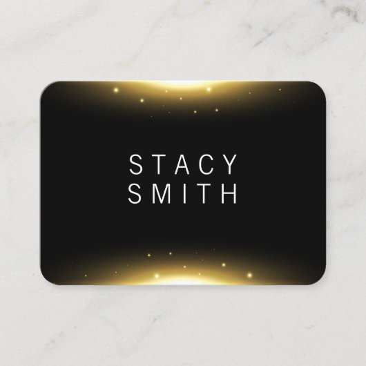 透明な光の輝き 名刺 (正面)