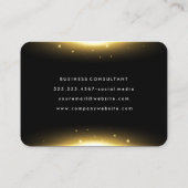 透明な光の輝き 名刺 (裏面)