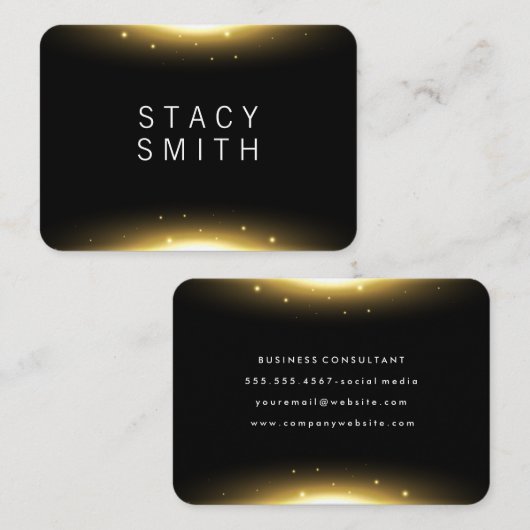 透明な光の輝き 名刺 (正面/裏面)