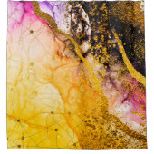 透明な創造性抽象芸術クラウド – ARTマスト シャワーカーテン (正面)