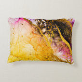 透明な創造性。抽象芸術クラウド – ARTマスト アクセントクッション (裏面)