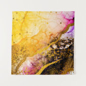 透明な創造性。抽象芸術クラウド – ARTマスト タペストリー (正面(横))