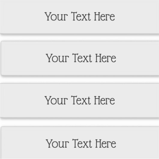 透明な四角形のシール シール (正面)