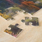 透明な地殻で作られた熱い気球 ジグソーパズル (側面)