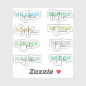 透明な姓、防水モダンシール シール (シート)