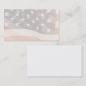透明な旗の名刺 名刺 (正面/裏面)