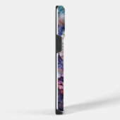 透明な海の中のパステルカラーの貝殻 iPhoneケース (右側面)