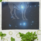 透明な牡羊座 キッチンタオル (折り畳み)