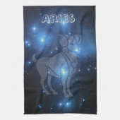 透明な牡羊座 キッチンタオル (縦)