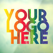 透明な背景 シンプルなビジネス ロゴ ウィンドウサイン (シート3)