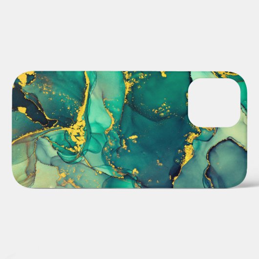 透明な色の流れ、金属の揺れの音 Case-Mate iPhoneケース (裏面 (横))