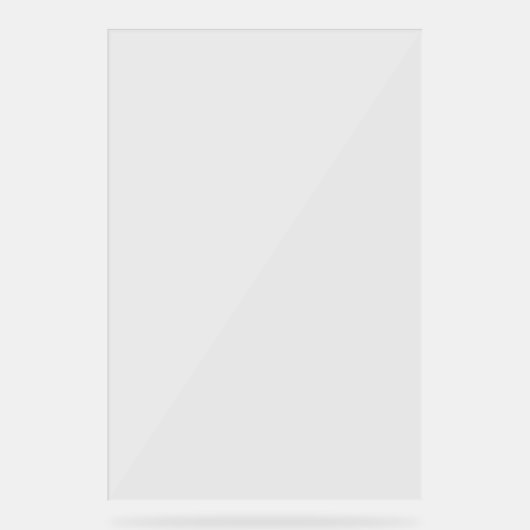 透明な24インチx 36インチの結婚座席表 アクリルサイン (正面)