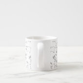 透明な-遊んでいるヤギ エスプレッソカップ (裏面)