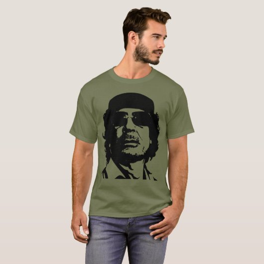 透明なGaddafi Tシャツ (正面フル)