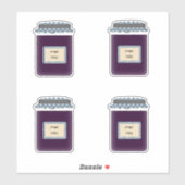 透明ぶどうゼリー製品シール シール (シート)