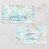 透明オパールデザイン 名刺 (正面/裏面)