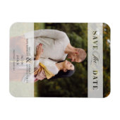 透明カット紙エフェクトフォトスクリプ結婚ト マグネット (横)